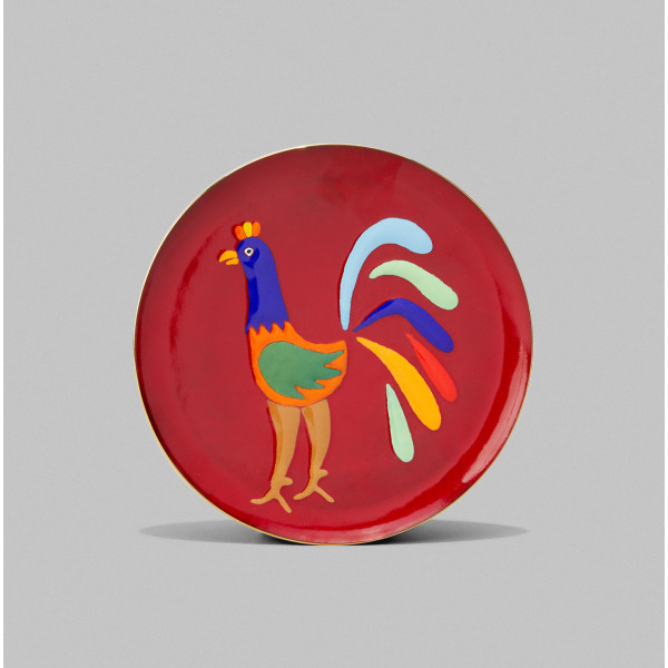Plate with Rooster