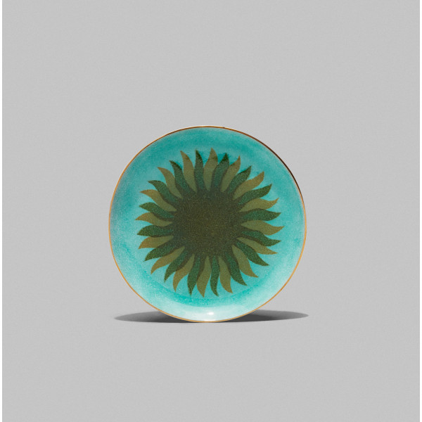 Plate with Green Sun