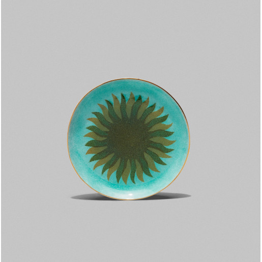 Plate with Green Sun