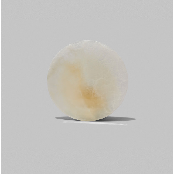 Onyx White and Yellow Plate