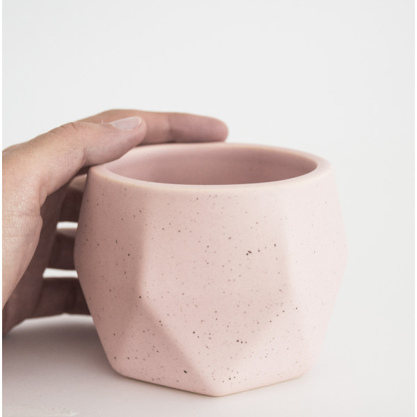 Large Pink Cup Polyhedron...