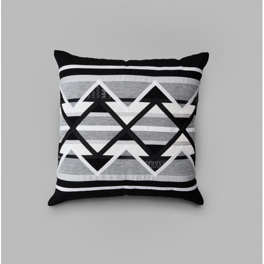 Set de 2 fundas gris con negro