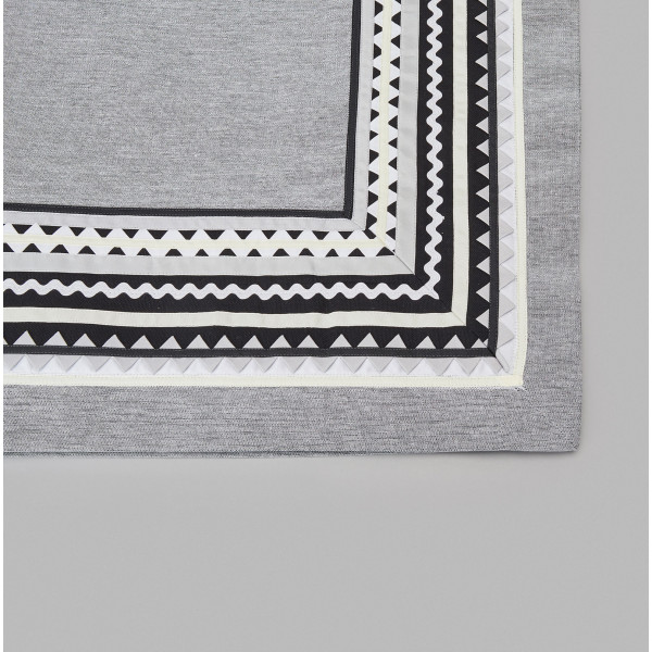 Cotton Gray Table Cover...
