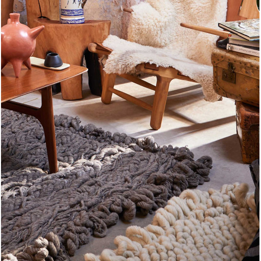 Gray Wool Rug