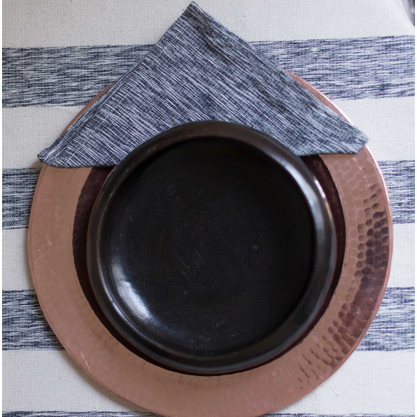Black Clay Bowl Set