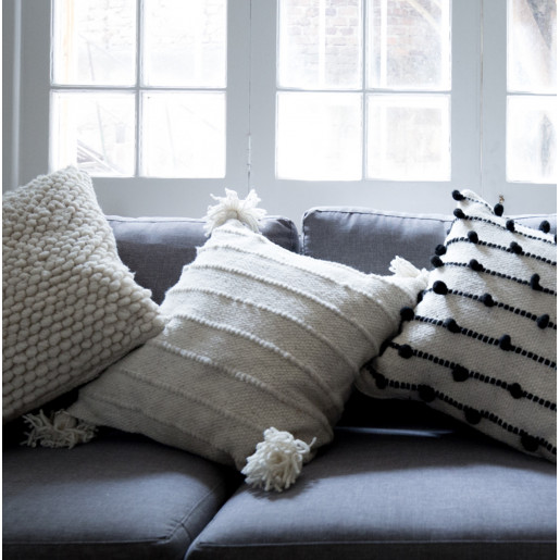 White Popcorn Cushion