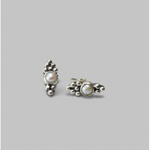 Aretes con perlitas