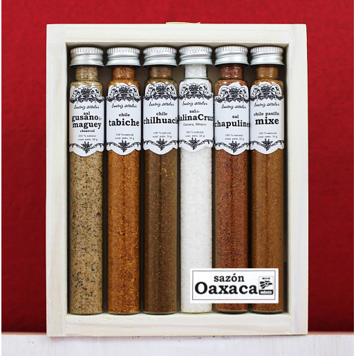 Caja sazón Oaxaca (6 tubos)