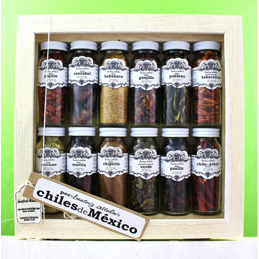 Caja chiles de México (12...