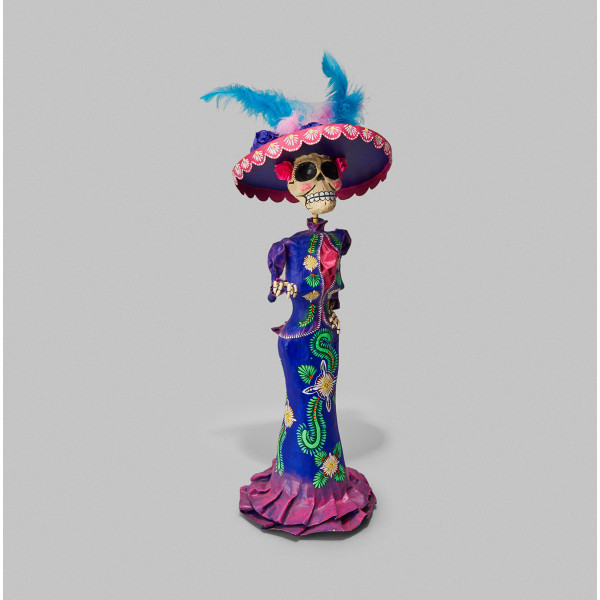 Paper Mache Mexican Catrina