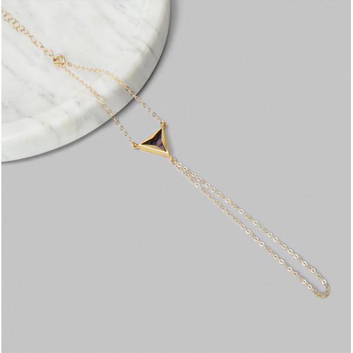 Pulsera de plata en baño de...