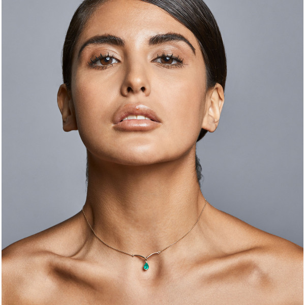Emerald Drop Necklace