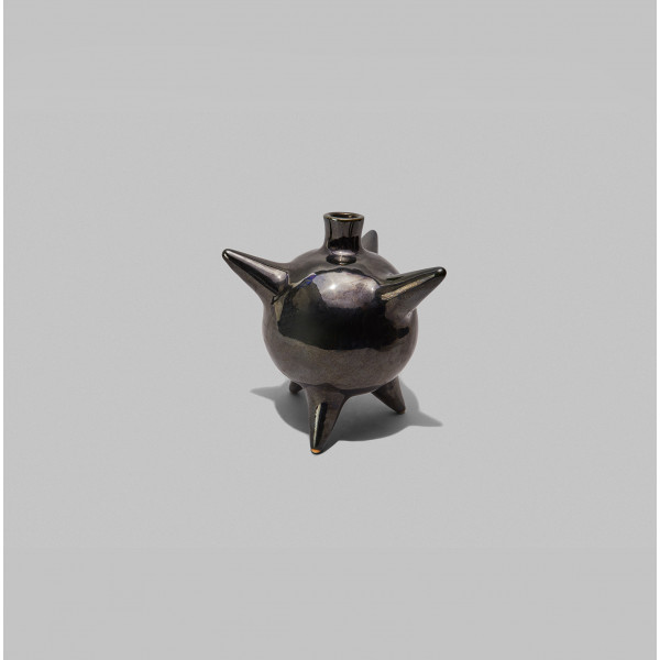 Black Polished Pottery Piñata