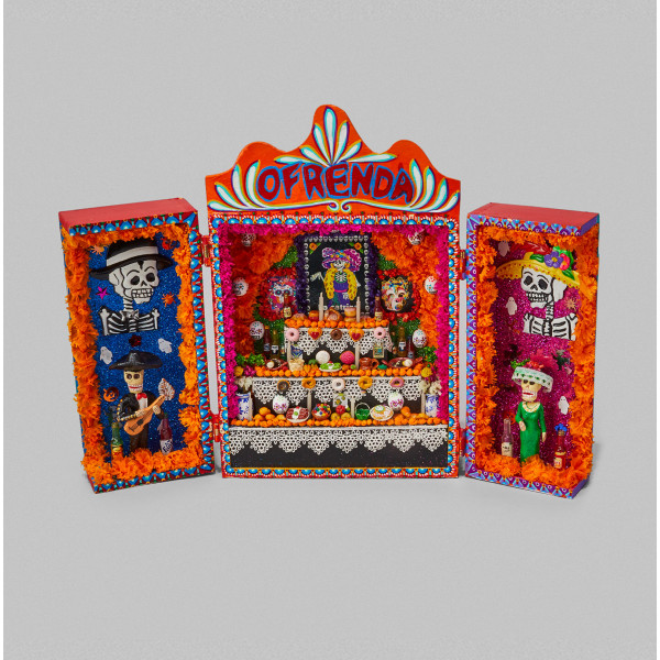 Tríptico altar de muertos
