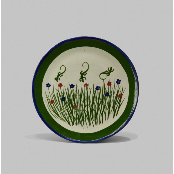 T5 Plate with Flowers and...