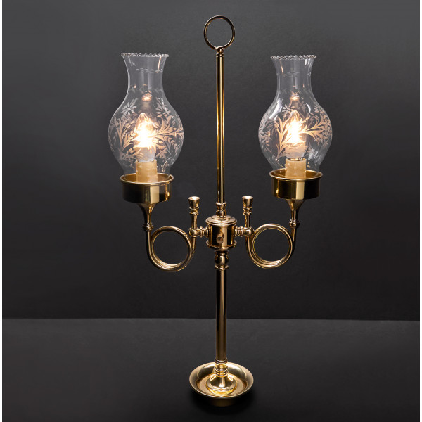 Candlestick for Two Lights
