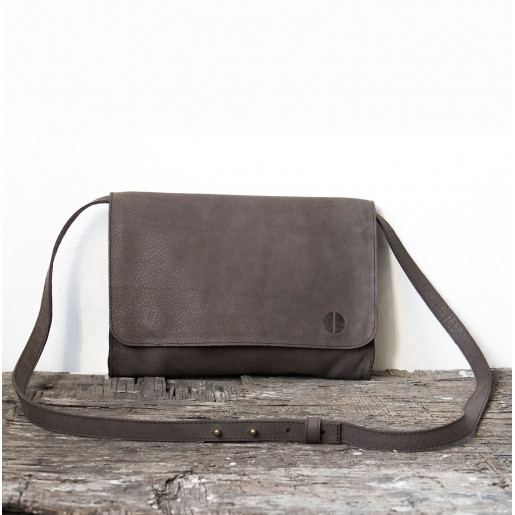 Bolso de mano marrón
