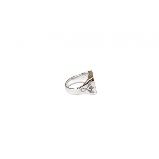 Signet Ring with Moth