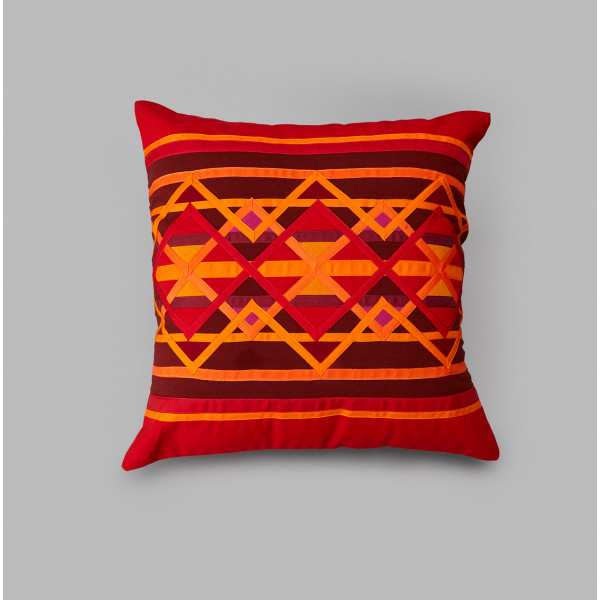 Red square Cushion Cover...