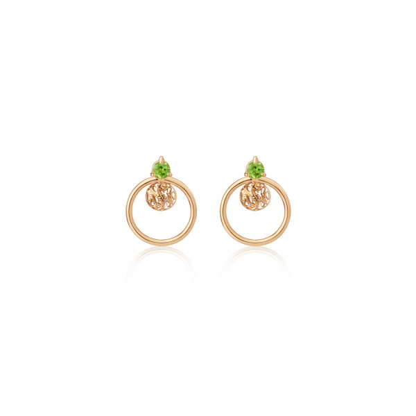 Aretes aro de filigrana y...