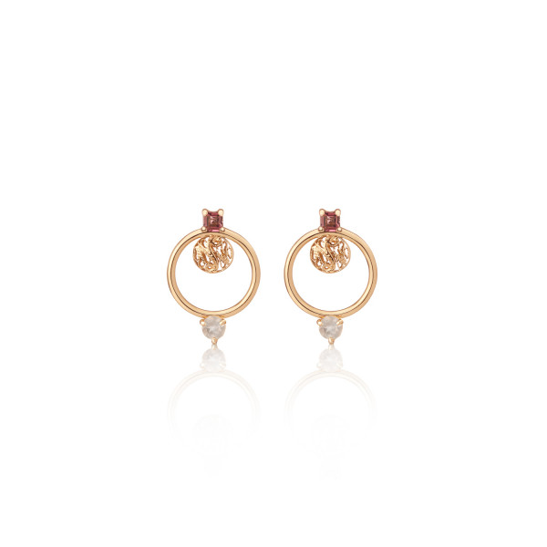 Aretes aro de filigrana con...