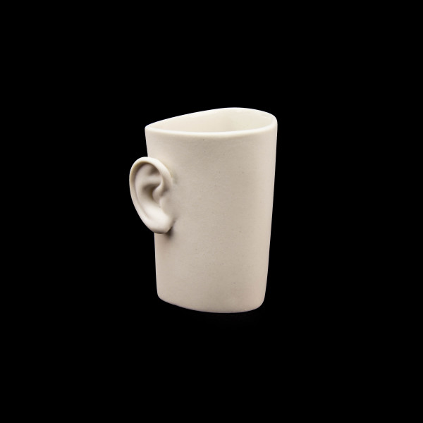 Large Teacup "Listen"