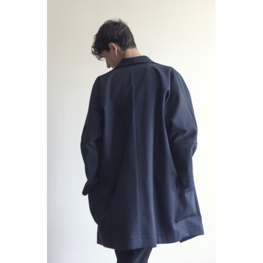 Navy Blue Poiret Coat