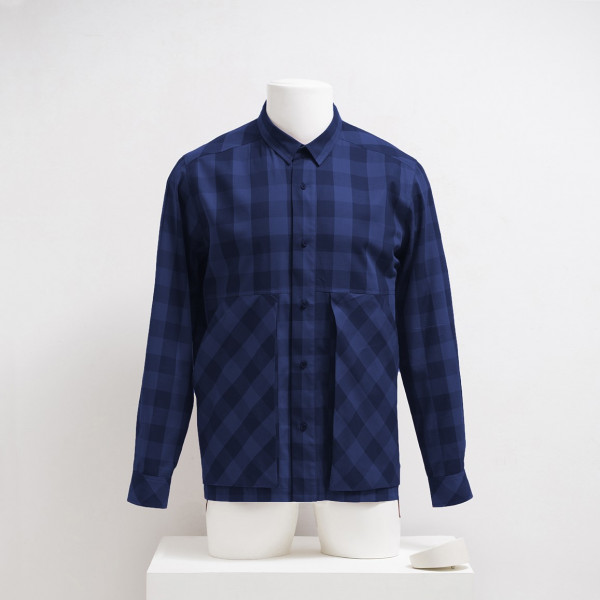 Blue Wara Square Shirt
