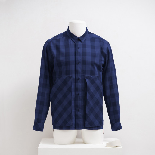 Blue Wara Square Shirt