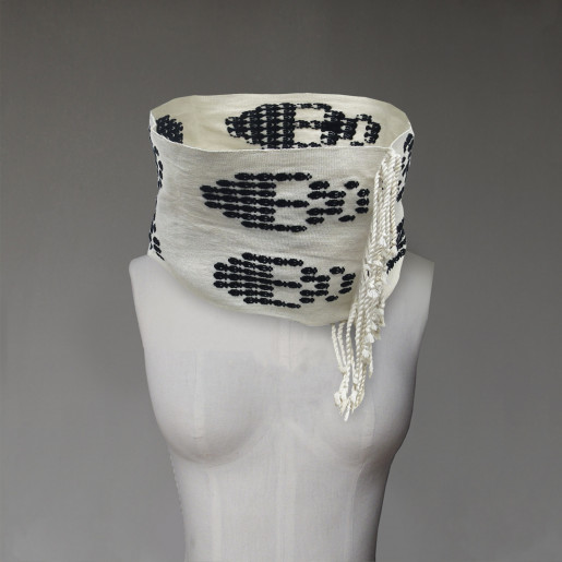 Skull brocade Cowl Scarf