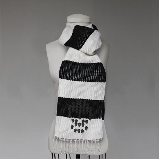 Pedal Loom Scarf Woven