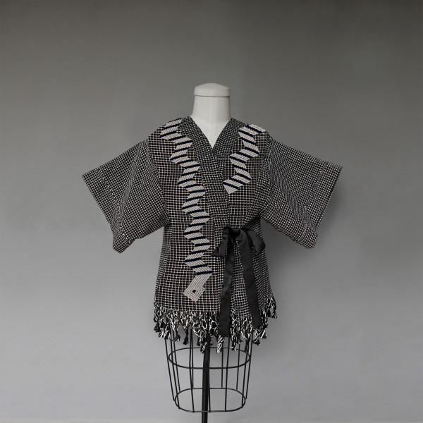 Hand-embroidered Kimono
