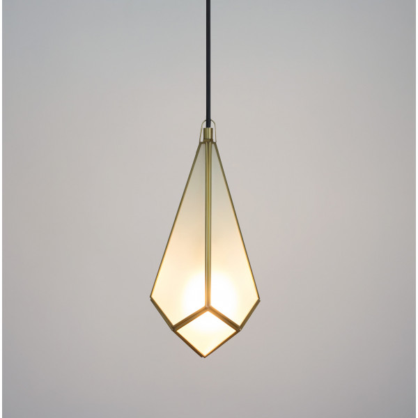 Frosted Drop Lamp