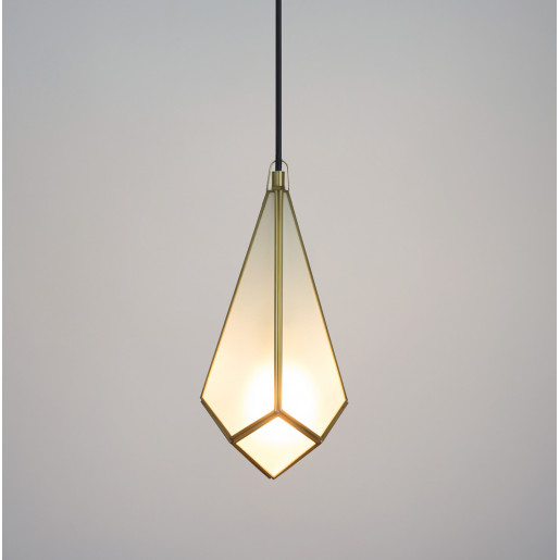 Frosted Drop Lamp