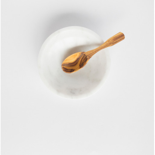 White Marble Salt and...