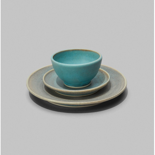 Turquoise Tableware for 4