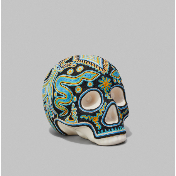 Huichol Thread Skull