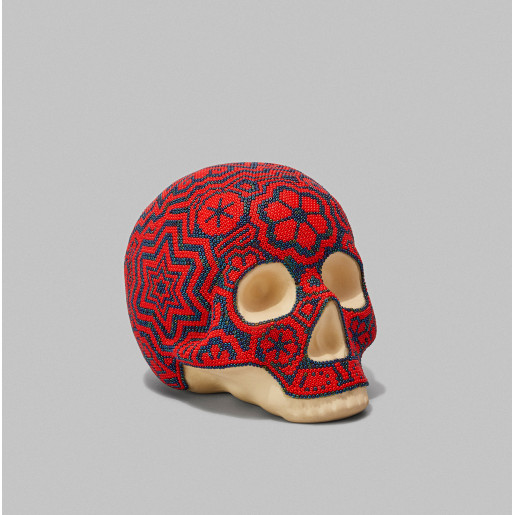 Cráneo de chaquira Huichol
