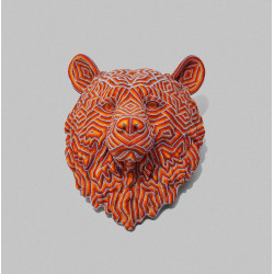 Cabeza de oso grande