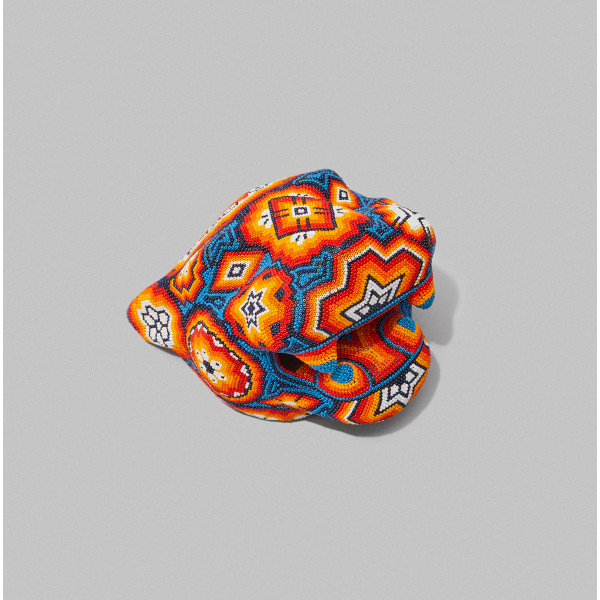Huichol Jaguar Bead Head