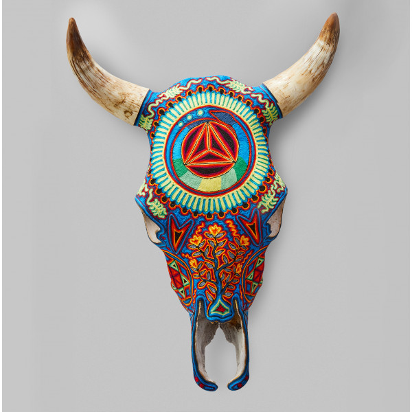 Huichol Bull Skull