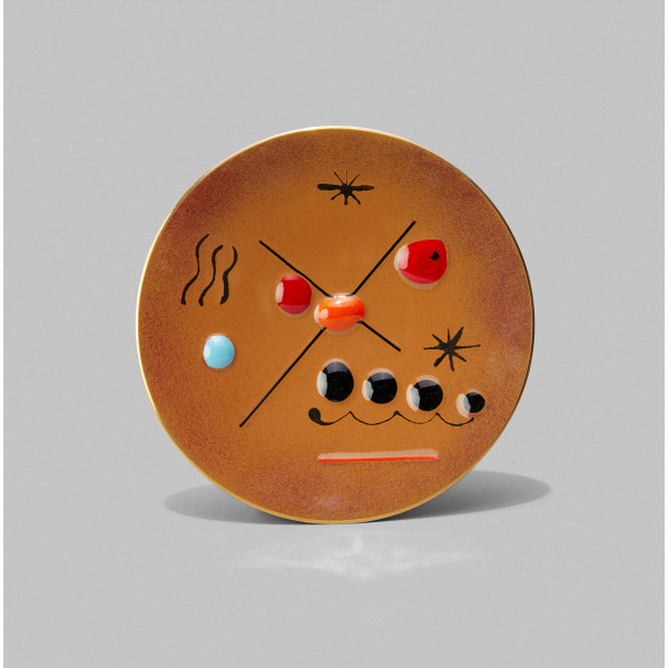 Plate with Abstract Design